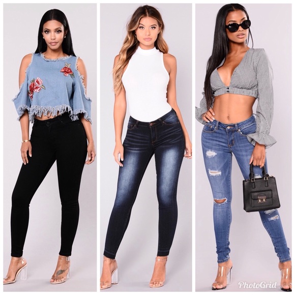 size 8 in fashion nova jeans